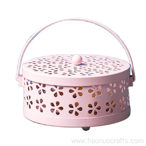 metal pink Mosquito-repellent incense holder